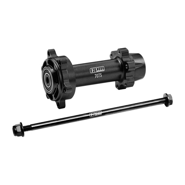 Aluminum 7075-T6 Rear Wheel Hub Hex (Enlarged Inner Bearing) For LOSI 1:4 Promoto-MX Motorcycle Motorbike RTR LOS06000 LOS06002 Upgrades - Black