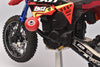 LOS264003 Promoto-MX Upgrades Side Wheel Replacement Lean Bar Wheel Set For LOSI 1:4 Promoto-MX Motorcycle Dirt Bike RTR FXR LOS06000 LOS06002 - Blue