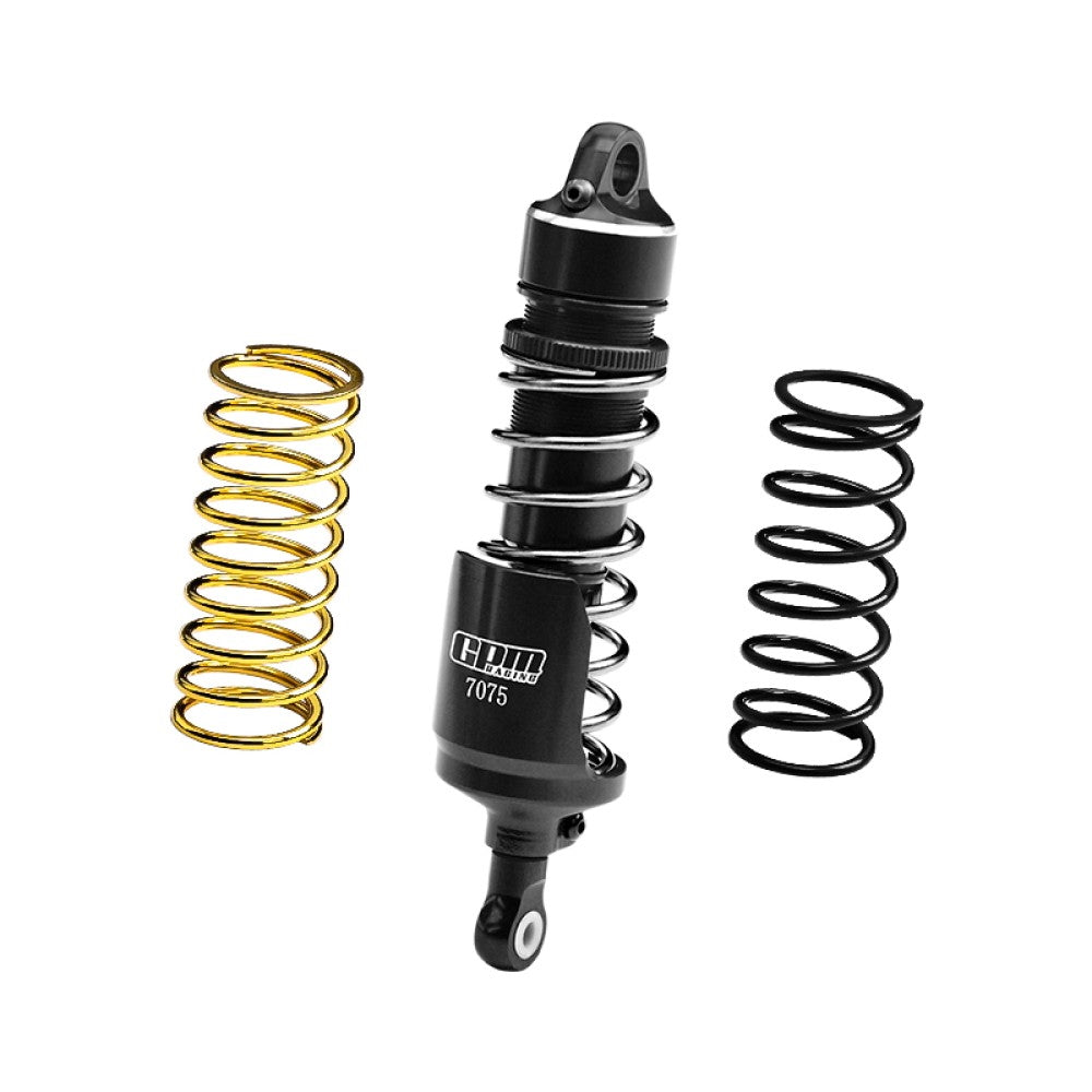 Aluminum 7075 Alloy Rear Shock Absorbers For LOSI 1:4 Promoto-MX Motorcycle Dirt Bike RTR FXR LOS06000 LOS06002 / Promoto-SM FXR Supermoto Motorcycle RTR LOS2272 LOS2310 Upgrades - Black