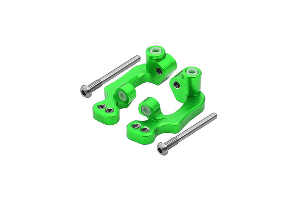 Traxxas Rustler VXL Aluminum C-Hub Caster Block - 1 Pr Green
