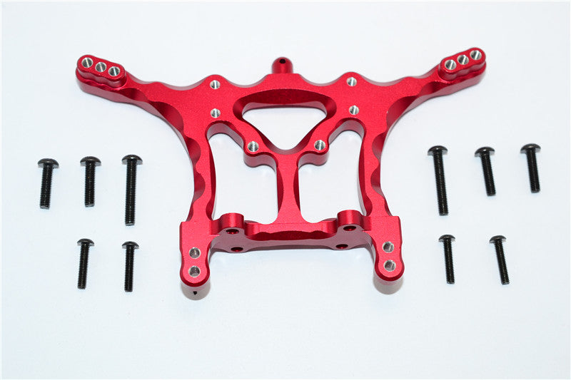 Traxxas Rustler VXL Aluminum Rear Damper Mount - 1 Set Red