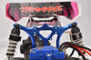 Traxxas Rustler VXL Aluminum Rear Damper Mount - 1 Set Blue