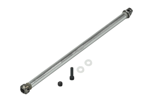 Traxxas Rustler 4X4 VXL (67076-4) Stainless Steel + Aluminum Center Drive Shaft - 1 Set Gray Silver