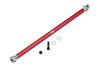 Traxxas Rustler 4X4 VXL (67076-4) Stainless Steel + Aluminum Center Drive Shaft - 1 Set Red
