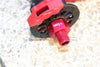 Aluminum Wheel Hex Adapter (+5mm) For Losi 1/6 Super Baja Rey 4X4 Desert Truck Upgrades - Orange