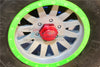 Aluminum Wheel Hex Adapter (+5mm) For Losi 1/6 Super Baja Rey 4X4 Desert Truck Upgrades - Green