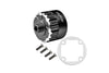 Aluminium Front, Center, Rear Diff Case For LOSI 1:6 4WD Super Baja Rey LOS05013 / Super Baja Rey 2.0 LOS05021 Upgrades - Black