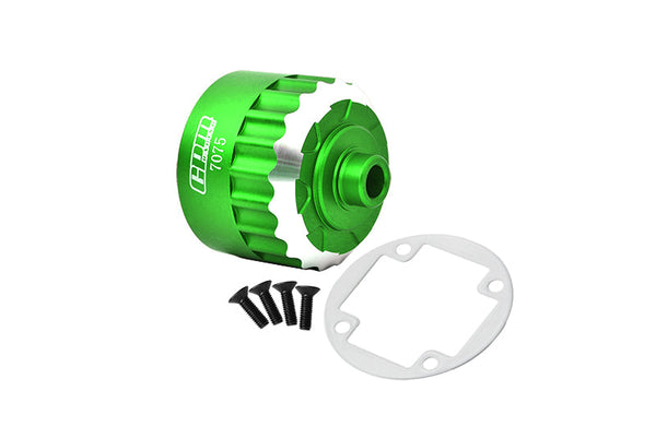 Aluminum 7075 Alloy Front Or Center Or Rear Diff Housing For LOSI 1:6 Super Baja Rey 4x4-LOS05013 / Super Baja Rey 2.0 Brushless Desert Truck-LOS05021 Upgrades - Green
