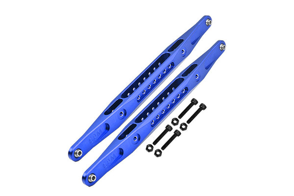 Aluminum 7075 Alloy Rear Lower Trailing Arms For Losi 1/6 4WD Super Baja REY 2.0 LOS05021 Upgrades - Blue