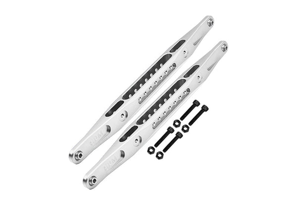 Aluminum 7075 Alloy Rear Lower Trailing Arms For Losi 1/6 4WD Super Baja REY 2.0 LOS05021 Upgrades - Silver