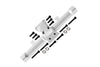 Axial 1:24 SCX24 Deadbolt AXI90081 / Jeep Wrangler AXI00002 Aluminum Rear Gear Box - 1 Set Silver