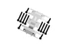 Axial 1/24 SCX24 4WD Deadbolt / Jeep Wrangler Aluminum Lower Gear Cover - 1Pc Set Silver