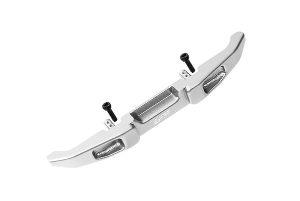 Aluminium Rear Bumper For Axial 1:24 SCX24 Jeep Wrangler AXI00002  -3Pc Set Silver