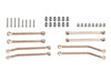 Brass Link Set 8Pcs For Axial 1/30 SCX30 Ford Bronco AXI-2048 / Jeep Wrangler AXI-2261 Rock Crawler Upgrades 