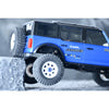 Aluminum 7075-T6 Alloy Flex Blades Extensions (Droop Flex Mod) For Axial 1:30 SCX30 Ford Bronco / SCX30 Jeep Wrangler JLU / Chevrolet K10 Rock Crawler Upgrades - Gray Silver