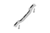 Aluminum Front Lower Chassis Link Parts For Axial 1/6 SCX6 Jeep JLU Wrangler AXI05000 - 3Pc Set Silver