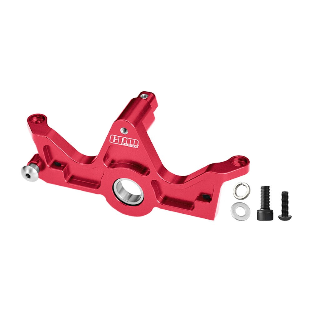 Aluminum 7075-T6 Alloy Bearing Motor Mount For Traxxas 1:10 Slash 4X4 / Hoss 3S / Bigfoot 4X4 / Ford Raptor R Ultimate / Stampede 4WD Upgrades - Red