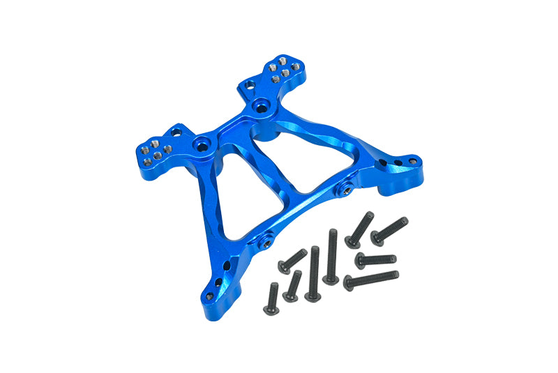 Traxxas Slash 4X4 / Stampede 4X4 VXL / Deegan 38 Fiesta ST Rally Aluminum Rear Shock Tower - 1Pc Blue