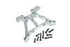 Traxxas Slash 4X4 / Stampede 4X4 VXL / Deegan 38 Fiesta ST Rally Aluminum Rear Shock Tower - 1Pc Gray Silver