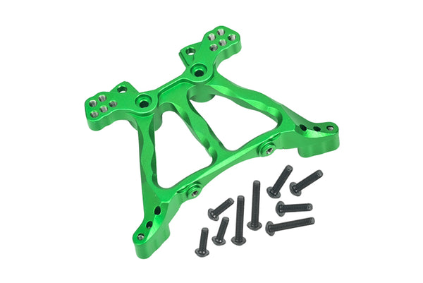 Traxxas Slash 4X4 / Stampede 4X4 VXL / Deegan 38 Fiesta ST Rally Aluminum Rear Shock Tower - 1Pc Green