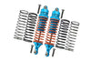 Traxxas Slash 4X4 / Stampede 4X4 / Rustler VXL / Craniac / Deegan 38 Fiesta Aluminum Rear Adjustable Spring Damper With Aluminum Ball Top & Ball Ends - 1Pr Set Sky Blue (1.3mm, 1.5mm, 1.7mm Coil Spring & 4mm Thick Shaft)