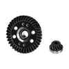 40Cr Steel Spiral-Cut 37-Tooth Ring And 13-Tooth Pinion Differential Gear Set For Traxxas 1:10 SLASH / FORD GT / CORVETTE / HOT ROD / RAPTOR PRO / MUSTANG GT / HOSS / STAMPEDE / GR SUPRA GT4 / RUSTLER