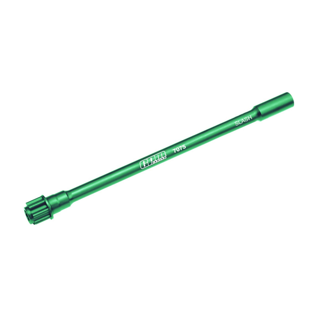 Aluminum 7075 Alloy Center Drive Shaft For Traxxas 1/16 Mini Slash 4X4 Short Course Truck-108164-1 Upgrades - Green