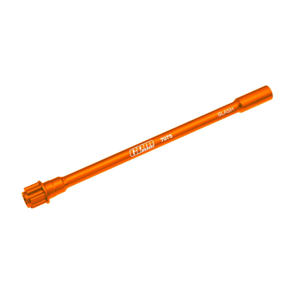 Aluminum 7075 Alloy Center Drive Shaft For Traxxas 1/16 Mini Slash 4X4 Short Course Truck-108164-1 Upgrades - Orange