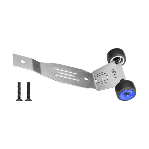 Stainless Steel Bearing Wheelie Bar For Traxxas 1/16 Mini Slash 4X4 Short Course Truck-108164-1 Upgrades - Blue