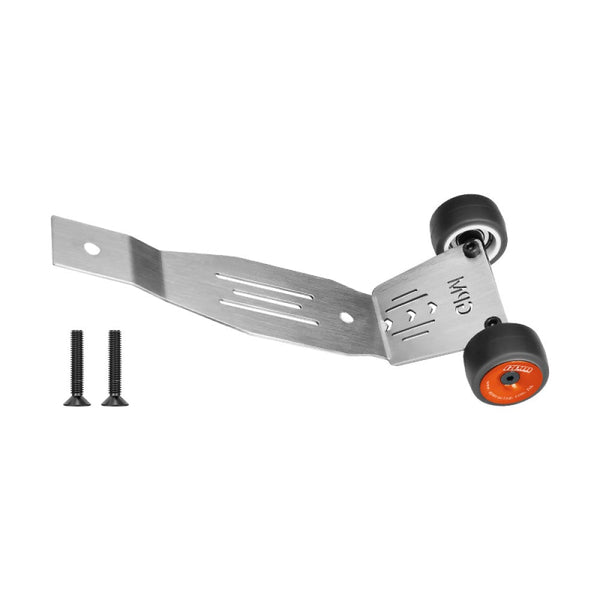 Stainless Steel Bearing Wheelie Bar For Traxxas 1/16 Mini Slash 4X4 Short Course Truck-108164-1 Upgrades - Orange