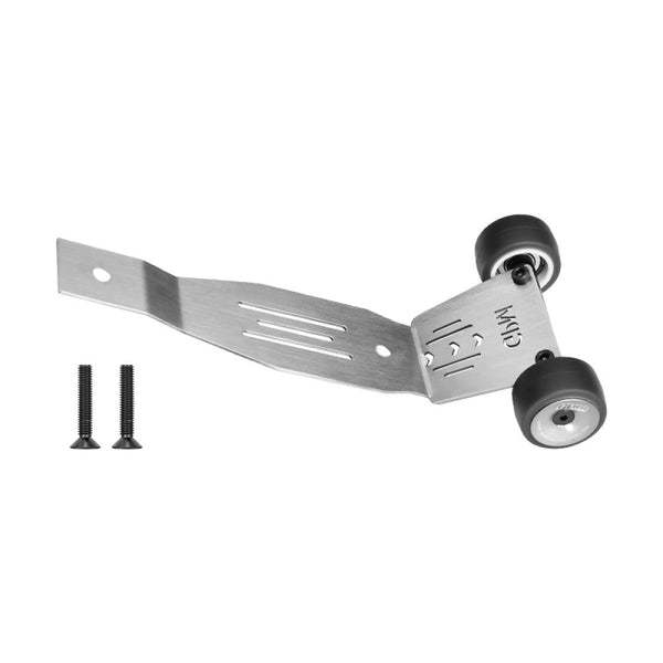 Stainless Steel Bearing Wheelie Bar For Traxxas 1/16 Mini Slash 4X4 Short Course Truck-108164-1 Upgrades - Silver