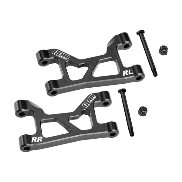 Aluminum 7075-T6 Alloy Rear Upper Suspension Arms For Traxxas 1/16 Mini Slash 4X4 Short Course Truck-108164-1 Upgrades - Black