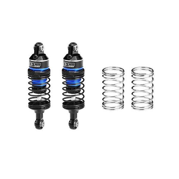 Aluminum 6061-T6 Alloy Front Or Rear Adjustable Progressive Spring Shock 63mm For Traxxas 1/16 Mini Slash 4X4 Short Course Truck-108164-1 Upgrades - Blue