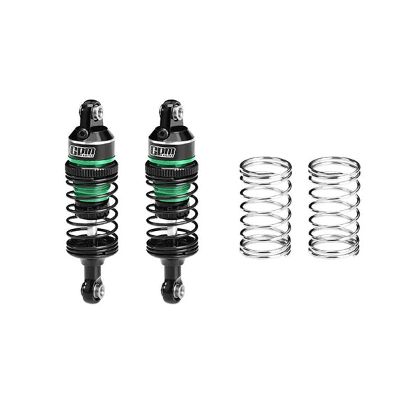 Aluminum 6061-T6 Alloy Front Or Rear Adjustable Progressive Spring Shock 63mm For Traxxas 1/16 Mini Slash 4X4 Short Course Truck-108164-1 Upgrades - Green