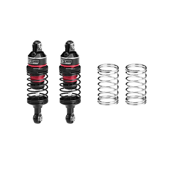 Aluminum 6061-T6 Alloy Front Or Rear Adjustable Progressive Spring Shock 63mm For Traxxas 1/16 Mini Slash 4X4 Short Course Truck-108164-1 Upgrades - Red