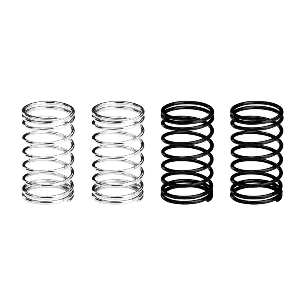 Progressive Shock Springs Set For Traxxas Mini Slash 4X4 / Mini Rally VXL Ford RS200 - Silver+Black