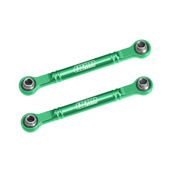Aluminum 7075-T6 Alloy Front Steering Toe Links 51mm For Traxxas 1/16 Mini Slash 4X4 Short Course Truck-108164-1 Upgrades - Green