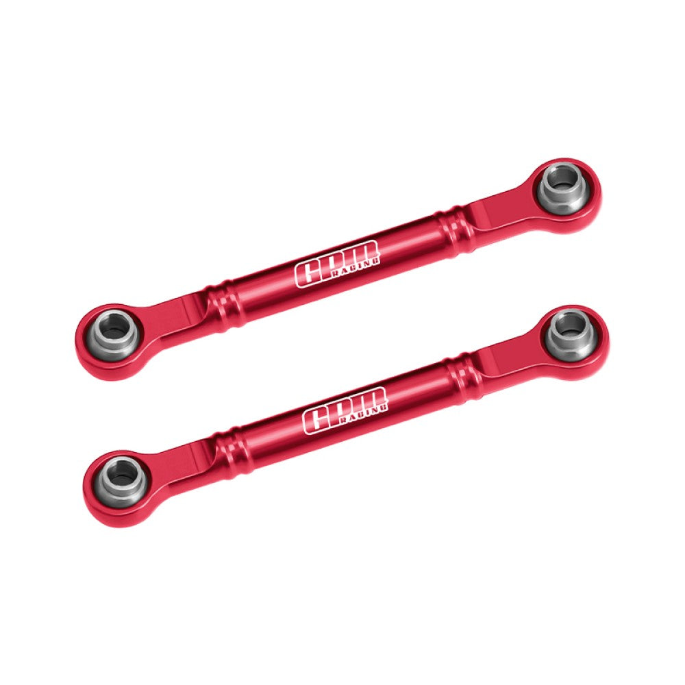 Aluminum 7075-T6 Alloy Front Steering Toe Links 51mm For Traxxas 1/16 Mini Slash 4X4 Short Course Truck-108164-1 Upgrades - Red