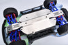 Stainless Steel Chassis Skid Kit For Traxxas 1/16 Mini Slash 4X4 Short Course Truck-108164-1 Upgrades