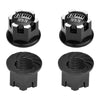 Aluminum 7075-T6 Wheel Lock For Traxxas 1:8 4WD Sledge / 1:5 X Maxx 6S / X Maxx 8S / XRT 8S / 1:10 E-Revo 2.0 VXL / 1:10 Maxx With WideMAXX - 4Pc Set Black