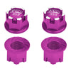 Aluminum 7075-T6 Wheel Lock for Traxxas 1:8 4WD Sledge / 1:5 X Maxx / XRT 8S / 1:6 Sand Car 8S / 1:10 E-Revo 2.0 VXL / 1:10 Maxx with WideMAXX - Purple