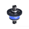 20Crmnti Steel + 7075 Alloy 46T Center Complete Differential For Traxxas 1/8 4WD Sledge Monster Truck 95076-4 Upgrades - Blue