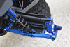 Aluminum 6061-T6 Rear Lower Suspension Arms For Traxxas 1/8 4WD Sledge Monster Truck 95076-4 Upgrades - Silver