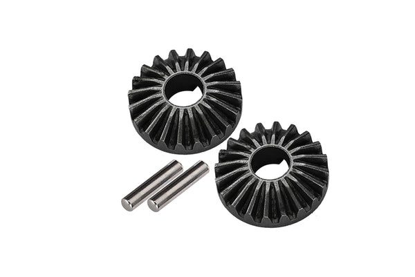 Medium Carbon Steel Front Or Center Or Rear Differential Bevel Gear For Traxxas 1:8 4WD Sledge 95076-4 / 1:10 4WD MAXX 89076-4 Upgrades - Black