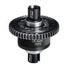 Steel + Aluminum 7075 Alloy 52T Center Complete Differential Set For Traxxas 1/8 4WD Sledge Monster Truck 95076-4 Upgrades - Black