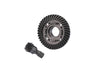 Chrome Steel Rear Spiral Bevel Gears For Traxxas 1:5 X Maxx 6S / X Maxx 8S / XRT 8S Monster Truck Upgrades - 1 Set Black