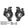 Aluminum 7075-T6 Alloy Steering Knuckle (Larger Bearings) For 1/8 YIKONG YK7081 TB8 4WD Desert Truck Upgrades - Black