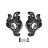 Aluminum 7075-T6 Alloy Steering Knuckle (Larger Bearings) For 1/8 YIKONG YK7081 TB8 4WD Desert Truck Upgrades - Black