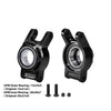 Aluminum 7075-T6 Alloy Rear Hub (Larger Bearings) For 1/8 YIKONG YK7081 TB8 / YK8081 DF8 4WD Short Course Truck Upgrades - Black