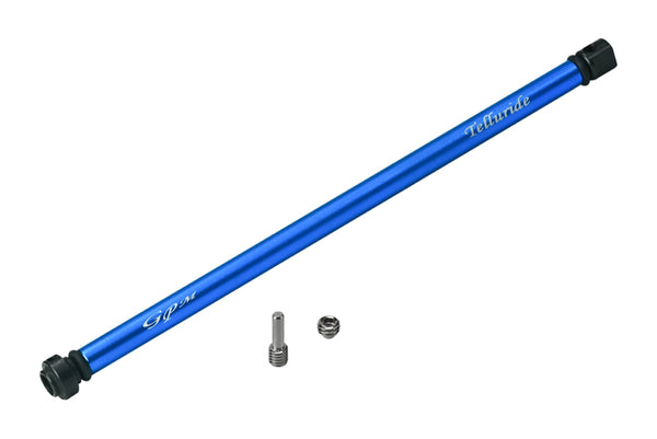 Traxxas Telluride 4X4 Aluminum Main Shaft With Hard Steel Ends - 1Pc Set Blue